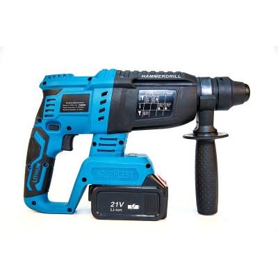 China 3 Functions GMTOOLS Industrial Grade Hammer Drill Machine Rotary Hammer Machines Big Rope Electric Rotary Hammer for sale