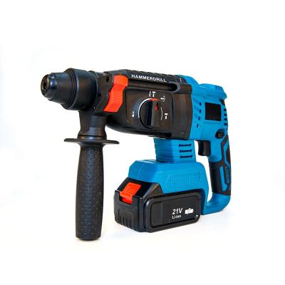 China 3 Functions GMTOOLS Wholesale Hand Portable Cordless Electric Concrete Breaker High Power Rotary Hammer Drilling Machine for sale