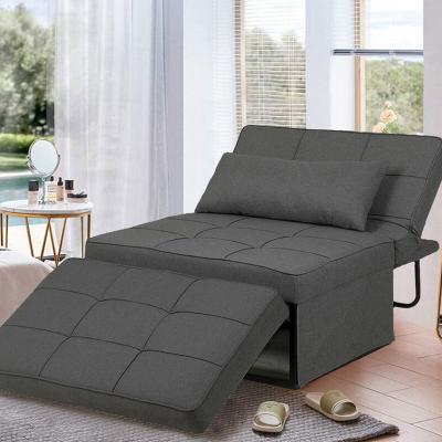 China Reclining Partner Folding Sofa Bed Single Foldable Convertible Sofa Bed Low Prices Home Furniture Modern Ottoman Sleeper for sale