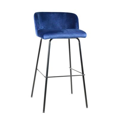 China Modern Design Modern Bar Furniture Metal Legs With Canvas Cover Bar Chair for sale