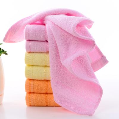 China Compressed Luxury Kids Bamboo Face Towel For Home Solid for sale