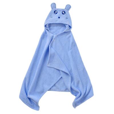 China Factory Outlet Cotton Breathable Comfortable Quick Dry Hooded Bath Towel Child Safe Outlet For Kids for sale