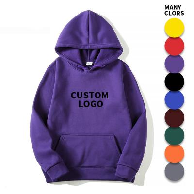 China Anti-wrinkle Wholesale High Quality Supplier Custom Design Logo Graphic Printed Embroidered Unisex Blank Plain Oversized Men'S Hoodies for sale