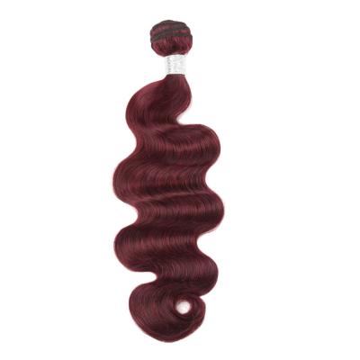 China High Quality Raw Body Wave Virgin Cuticle Aligned Hair Bundles, 99j Body Wave Hair Extension Vendors for sale