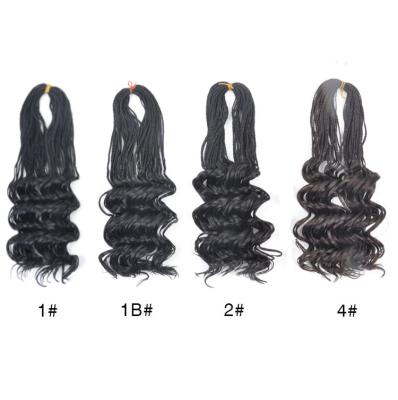 China Fashion Synthetic High Temperature Fiber Rebecca Hair French Curly Braiding Hair Spiral Curl Loose Wave Crochet Hair Extension In Stock for sale