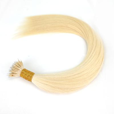 China Wholesale Russian Silky Straight Wave Super Double Drawn Virgin Pre Bonded Hair Extensions Nano Ring Flat Tip U Tip Me Tip Hair Extensions for sale