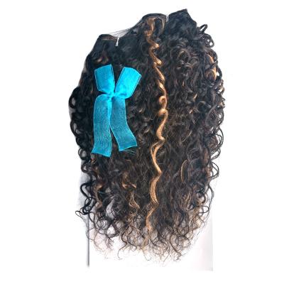 China Popular Rebecca Regular Noble Gold Wave Synthetic Hair Extension For Color Women Curly Hair Weaving for sale