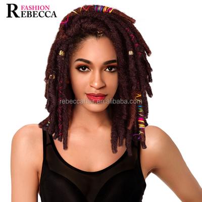 China New Arrival Rebecca Wholesale faux locs faux locs faux locs river faux locs crochet synthetic hair for sale