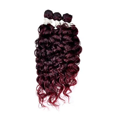 China Synthetic Water Wave Rebecca Water Curl Hair Weave--DELICADO for sale