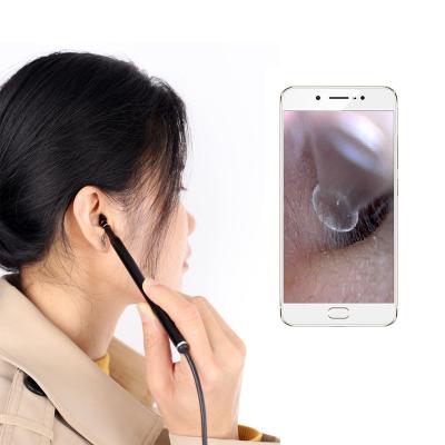 China Best Visual Price ABS Wifi Ear Cleaner Smart Earpick Electric Otoscope Earwax Remove With Camera for sale