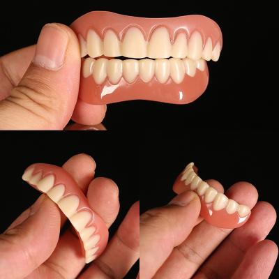 China Beautiful Smile TEETH TOOTH WHITENING Flex Teeth Whitening Comfort Fit False Teeth Perfect Silicone Upper Cosmetic Teeth Paste Cover for sale