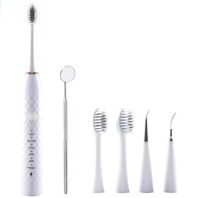 China ABS+Stainless 304+Dupont Steel Brush Multifunctional Waterproof Cordless Ultrasonic Tooth Cleaner Teeth Whitening Machine Dental Scaler Waterpick Electric Toothbrush for sale