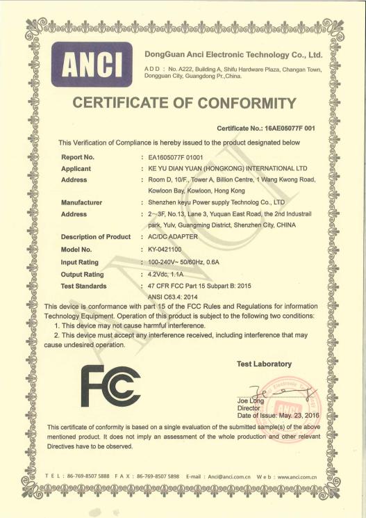 FCC - Jinjiang Shubao Shoes Material Co., Ltd.