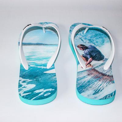 China CUSHIONING Blue Women Flip Flop Slippers For Sale Summer PVC Big Size Lady Beach Slipper Rubber for sale