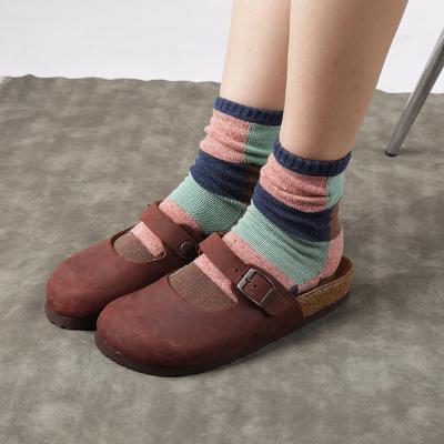 China Cork Outsole Mules Slippers Women Smell Proof Slides Sandals for sale