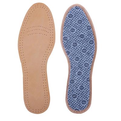 China Adult Breathable Business Shoes Leather+Memory foam+Antislip Cloth Cow Leather Insole for sale