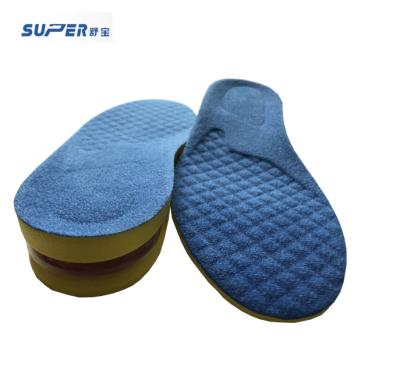 China High Increase Three Layer PU Height Increase Insoles For Shoes for sale