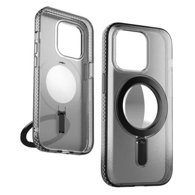 China Waterproof Magnetic Lenticular Phone Case Mobile Phone Case Metal Ring Holder Shockproof Phone Case for iphone iPhone14 13 pro max for sale