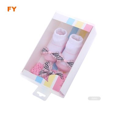 China ZJFY- I240 Breathable Sock Baby Set Baby Headband And Socks Set Baby Socks And Headbands for sale