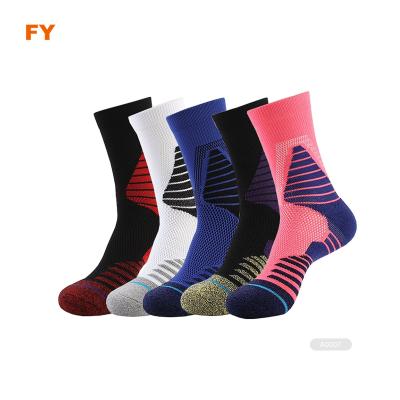 China ZJFY- A001 Sports Crew Socks Antibacterial Mens Sports Socks Sports Socks for sale