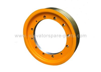 China Precision Elevator Traction Sheave Pulley 400*5*10mm , Fuji Elevator Parts for sale