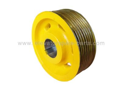 China Toshiba Escalator Friction Wheel / Size 330x85x113 Elevator Sheave 80KG for sale