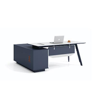 China Modern PANEL Style One Seat Customized Rectangular Office Desk Executive CEO Desk Office Manager Table for sale