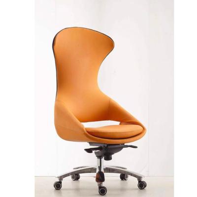 China (Height)Boss Adjustable Swivel Director's Office Chair Leather Executive Office Rotating Chair for sale