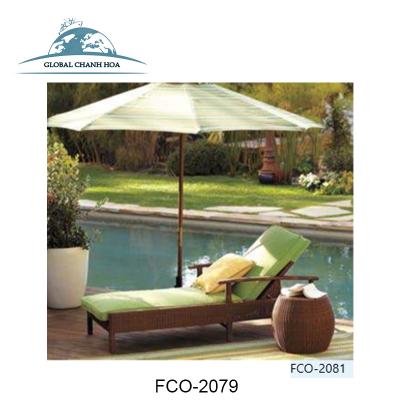 China Stacking new design rattan chaise lounge modern wicker outdoor garden sun sofas leisure hotel chair for sale