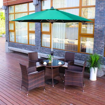 China Weather Furniture Outdoor Rattan Outdoor Dining Table Set Patio Outdoor Rattan / Wicker Furniture Sets for sale