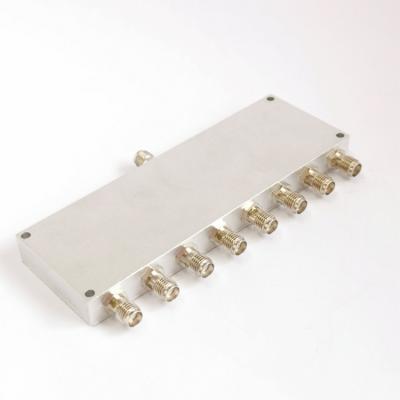 China 4-1000MHz RF 8 Way Microstrip Signal Power Splitter or0.004-1GHz Power Combiner or Power Splitter with SMA-Female Connector CPD-4/1000M-8S for sale