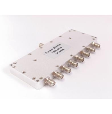 China DC-6000MHz rf 8 way microstrip signal power splitter or DC-6GHz power combiner or power splitter with SMA-Female connector CPD-DC/6GHz-8S for sale