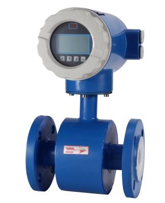 China DN65 Rubber Magnetic Water Flow Meter high quality electromagnetic flowmeter for wastewater for sale