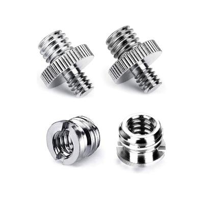 China Truss Making 3/8 Inch Brass Stainless Female To 1/4 Inch Male Thread Screw Tripod Adapter Camera Screw for sale