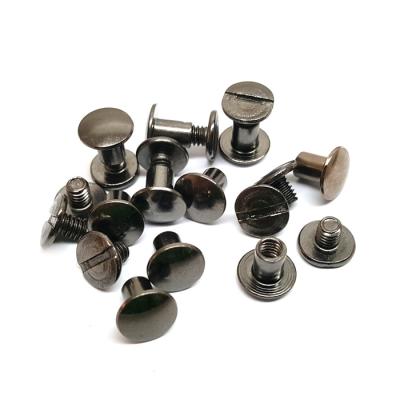 China Wholesale Custom Stainless Steel Alloy Steel Chicago Brass Male Female Black Screw for sale