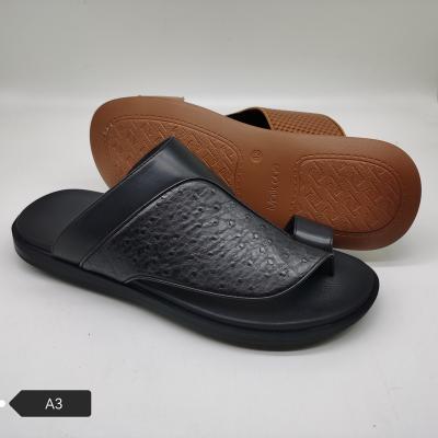 China TREE 2022 new men chappals sandals pu arab slippers and saudi arabian slippers for men for sale