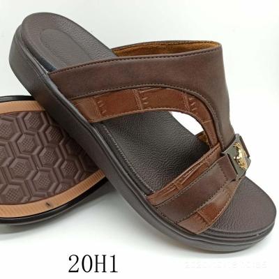 China TREE 2021 Wholesale New Arrive Hot Selling Arabic Shoes For Man Flip Flops Man PU Rubber Slipper Sandals for sale