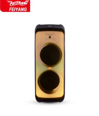 China Wireless charger for mobile phone feiyang speaker factory part 12inch blue double-- tooth speaker part box with LED display big power for sale