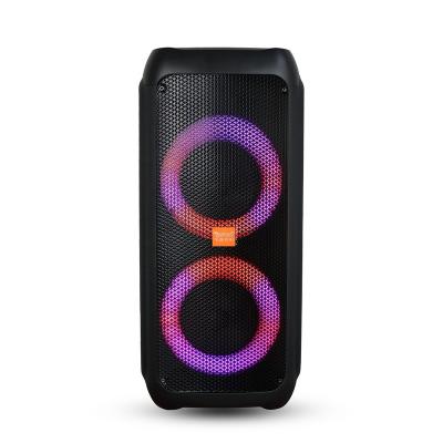 China Feiyang partybox speaker wireless indoor outdoor stage home performance and portable dual subwoofer 6.5 inch karaoke speaker FG206-07 for sale