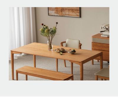 China K/D Nordic Solid Wood Dining Table All Household Rectangular Dining Table Simple Solid Wood Dining Table Atmosphere Home Furniture for sale