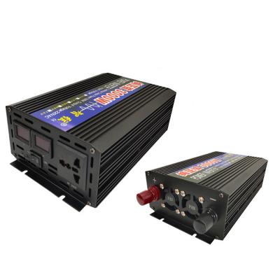 China Intelligent Cooling DC12v To AC220v 60Hz Aliminum Alloy Shell 1500W 3000w Power Inverter for sale