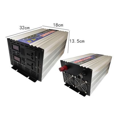 China Aluminum Alloy Shell Invertor 300W 500W 1000W 2000W 2500W 3000w 5000W Pure Sine Wave Power Inverter 12V 24V 48V to 110V 220V DC to AC Solar Inverter for sale