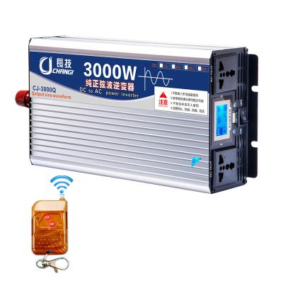 China 3000 Watt 60V Sine Wave Inverter Pure Outdoor Aluminum Alloy Shell 12V 24V 48 Light up for sale