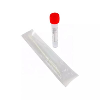 China PCR Test Swabs Specimen Sample Tube Sterile Nasopharyngeal Assembled Swabs With FA CE ISO Certification for sale