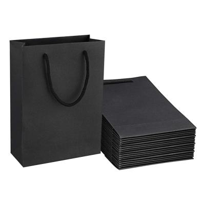 China Recyclable Wholesale Custom Logo Printed Durable Kraft Paper Bag With Handle for sale