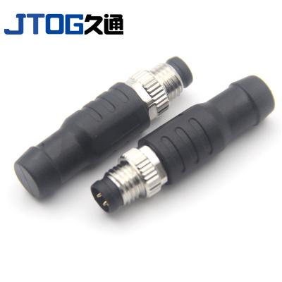 China Automotive Industrial Waterproof Casting Terminal Resistor 120 Ohm M8 Plug 3 Pin 4 5 Pin Connector for sale