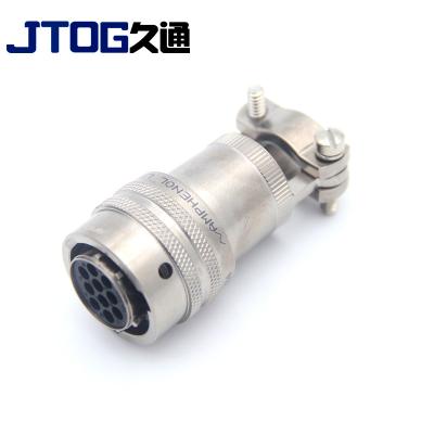 China Original 26482 Automotive 10pin Series Soldered Bayonet Aviation Plug Military Connector LPT06SE-12-10S(424) for sale