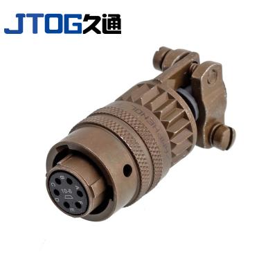 China Amphonol 26482 series 6pin bayonet aviation plug automotive military connector MS3112E-10-6P PT06E-10-6S(SR) for sale