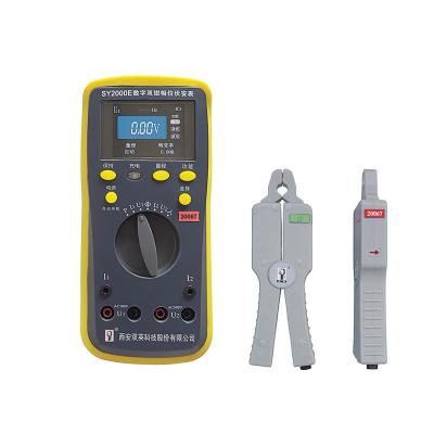 China Yes SY2000 E-E Digital Dual Clamp Phase Volt Meter for sale