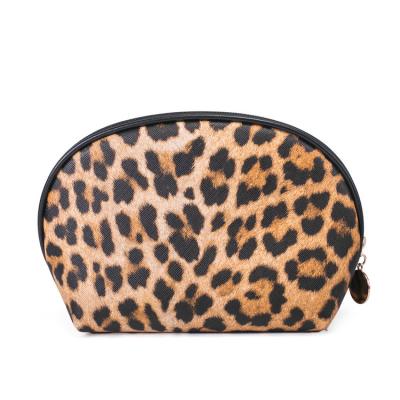 China Large Case 2021 Tote Toiletry Makeup Cosmetic Bag Pouch Packaging Box Marble Travel Leopard Print Shell Designer Zippered Custom Made for sale